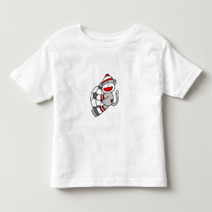 Sock monkeyfotboll t shirt