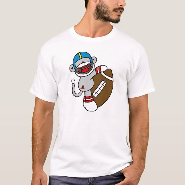 Sock monkeyfotboll tee shirt (Framsida)