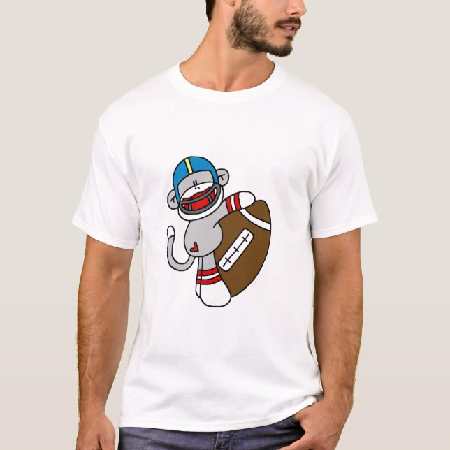 Sock monkeyfotbollT-tröja och gåvor Tröja (Framsida)