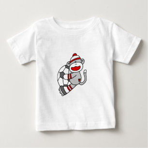 Sock monkeyfotbollTshirts och gåvor Tröja