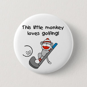 Sock monkeyGolf Knapp
