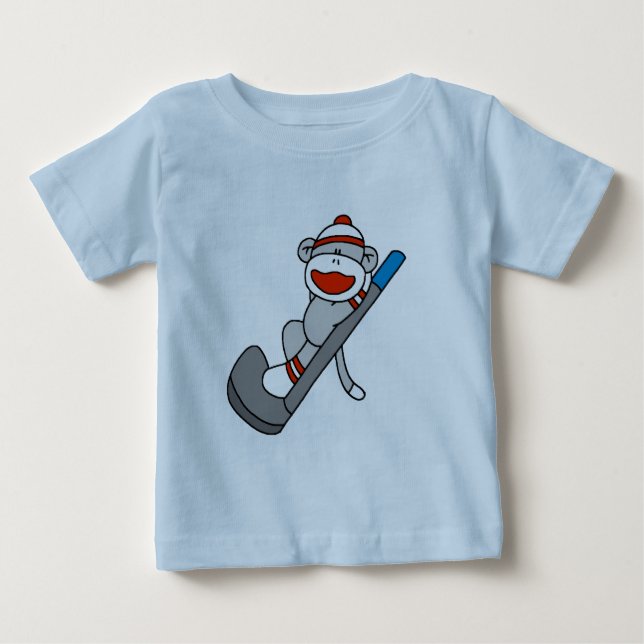Sock monkeyGolfTshirts och gåvor T-shirt (Framsida)