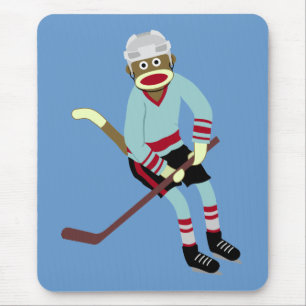 Sock monkeyhockeyspelare musmatta
