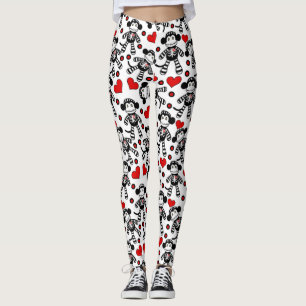 Sock monkeykärlek leggings