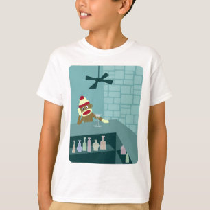 Sock monkeyMartini pub Tee