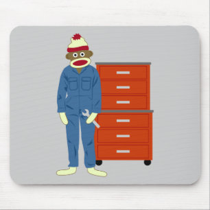 Sock monkeymekaniker musmatta