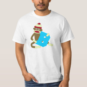 Sock monkeyMonogrampojke B Tee