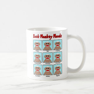 Sock monkeyMoodsmugg Kaffemugg