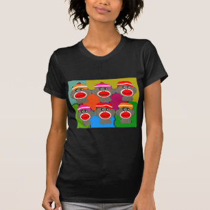 Sock monkeypopkonst--Konstgåvor Tee