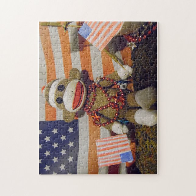 Sock monkeypussel pussel (Vertikal)