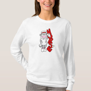Sock monkeysjuksköterskaT-tröja och gåvor T-shirt