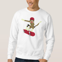 Sock monkeySkateboarder