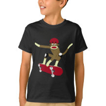 Sock monkeySkateboarder