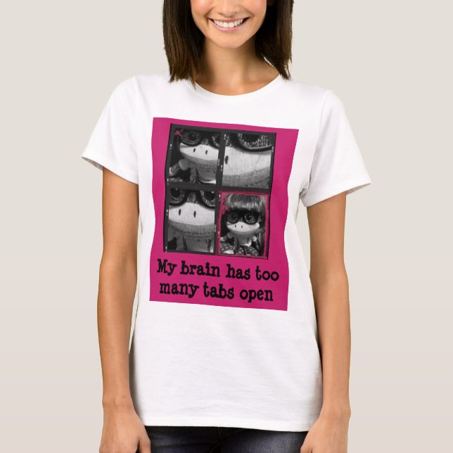 Sock monkeyskjorta t shirt (Framsida)