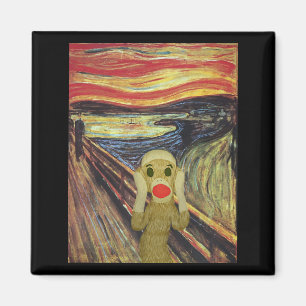 Sock monkeyskrimagnet magnet