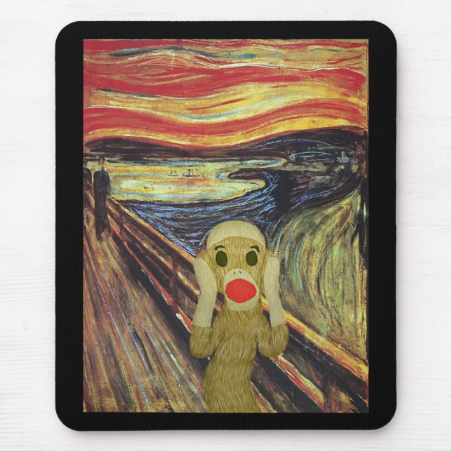 Sock monkeyskrimousepad musmatta (Framsidan)