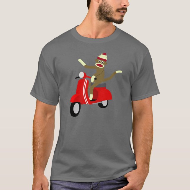 Sock monkeysparkcykel tröja (Framsida)