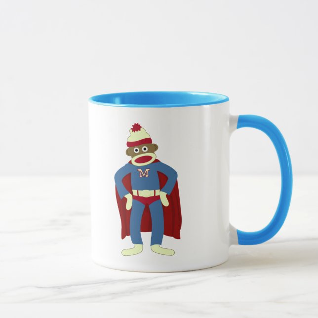 Sock monkeySuperhero Mugg (Höger)