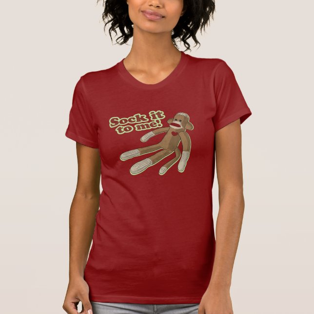 Sock monkeyT-tröja T-shirt (Framsida)