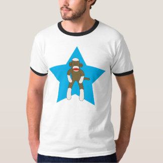 Sock monkeytoppenstjärna t shirt