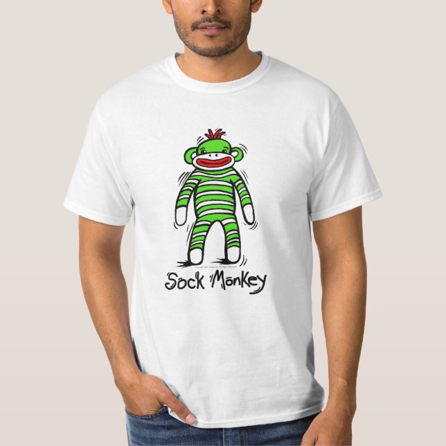 Sock monkeyTshirt Oh Yeah! Tee Shirt (Framsida)