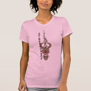 Sock monkeyutslagsplatsskjorta t-shirt