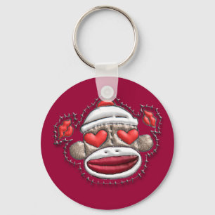 Sock monkeyvalentinMerchandise Nyckelring