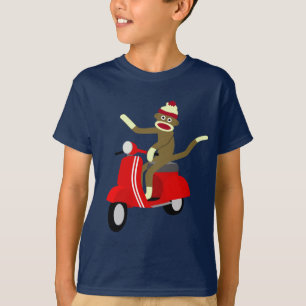 Sock monkeyVespasparkcykel T-shirt