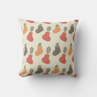 Sock mönster cushion kudde