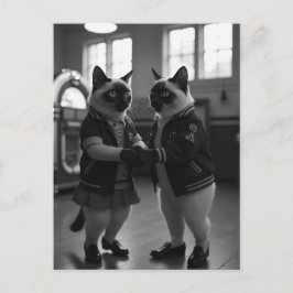 Sock Skutt Kattunge Vykort