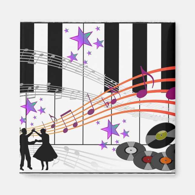 Sock Skutt Nostalgia... kom ihåg femtio Magnet (Framsidan)