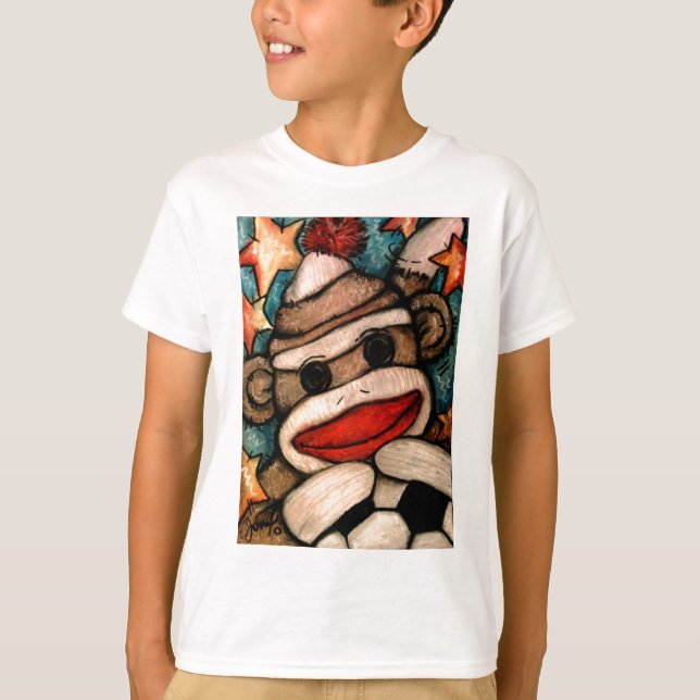 Socka-er apa t-shirt (Framsida)