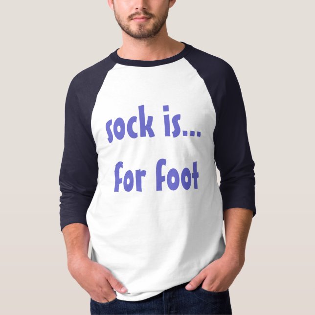 sockan är… för fot tee (Framsida)