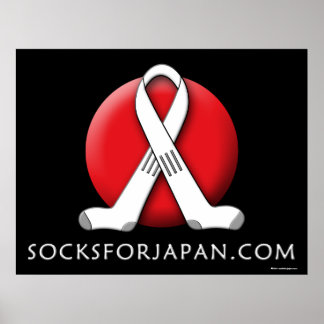 Sockar för Japan Poster konst