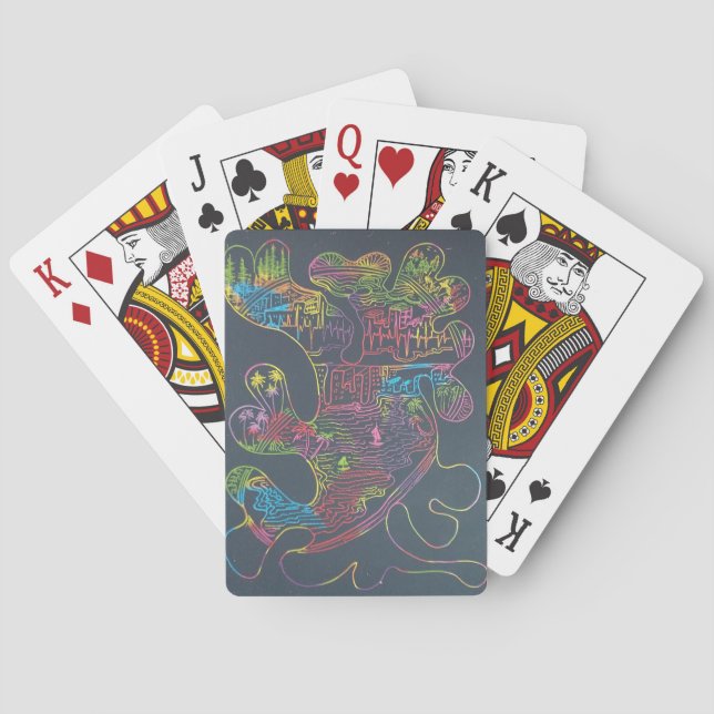 Sockar för övertryckning casinokort (Baksidan)