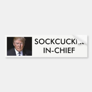 "SockCucker i högsta" anti-Donald trumf Bildekal