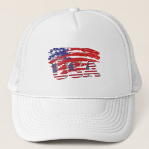 Sockelfärgad patriotisk flagga för grafisk desig keps