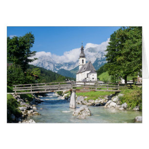 Sockenkyrkan i Ramsau Hälsningskort