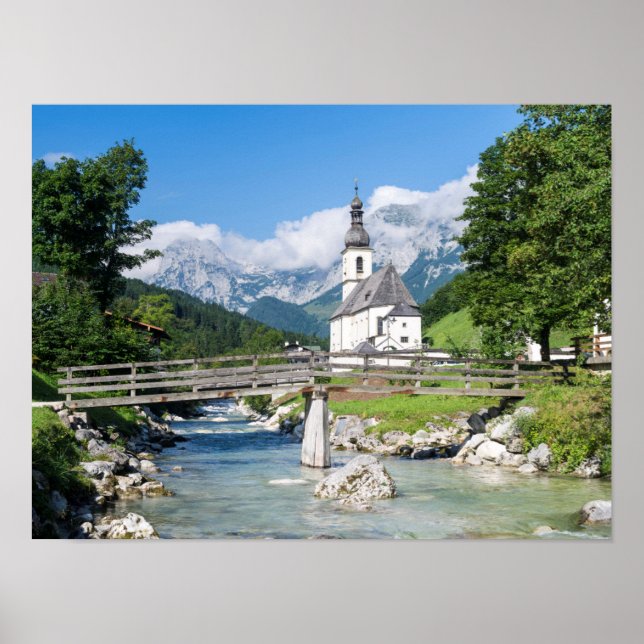 Sockenkyrkan i Ramsau Poster (Framsidan)