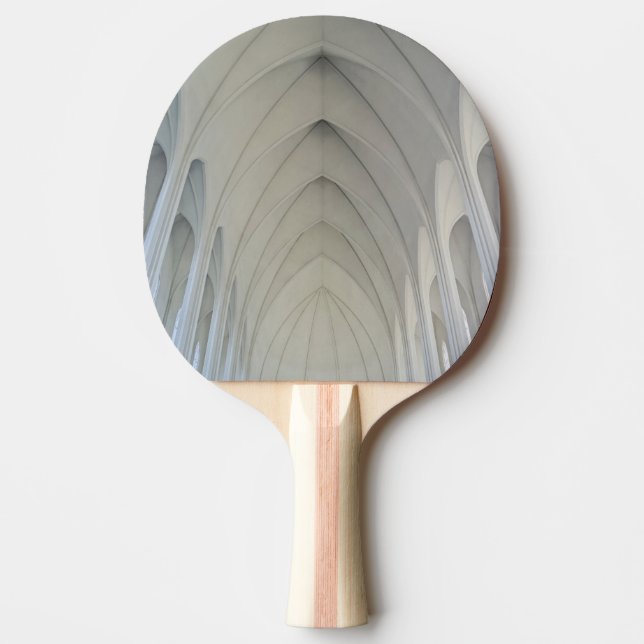 Sockenkyrkan och landmärkena i Reykjavik Pingisracket (Framsidan)