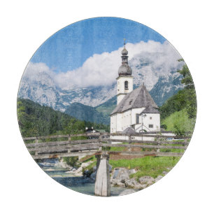 Sockenkyrkan Ramsau i Bayern, Tyskland