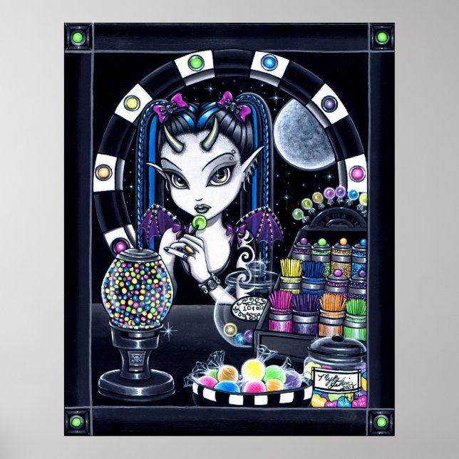 "Socker" Candy Store Fairy Poster (Framsidan)