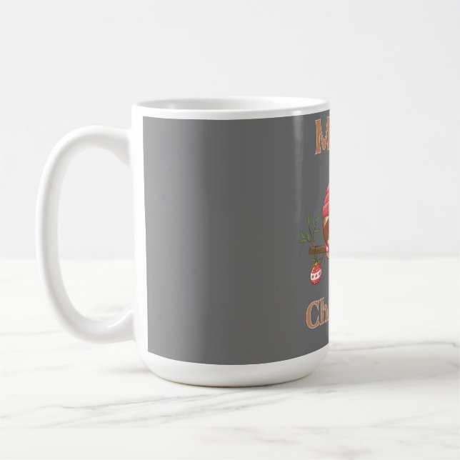 Socker Cute Sloth jul Kaffemugg (Vänster)