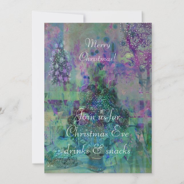 Socker-Dammad av julfrukt Inbjudningar (Framsida)