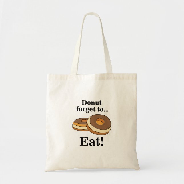 Socker Donut Munkkaka  Tygkasse (Framsidan)