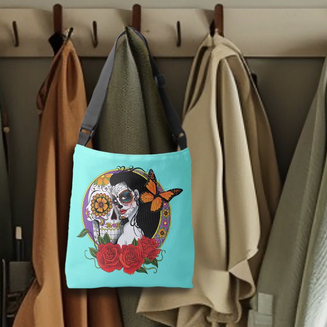 Socker Döskallar Art nouveau Axelväska (Skapare uppladdad)