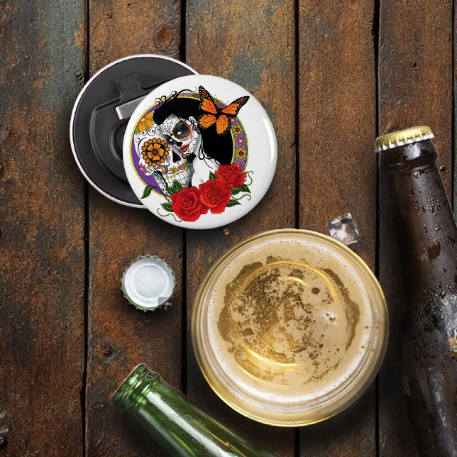 Socker Döskallar Art nouveau Flasköppnare (Skapare uppladdad)