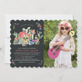 Socker Döskallar Day of the dead Födelsedagsfest Inbjudningar