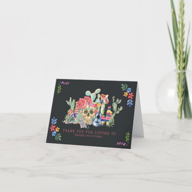 Socker Döskallar Day of the dead Fototackkort Tack Kort (Framsida)