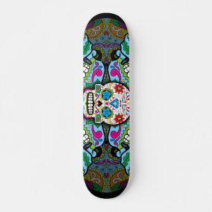 Socker Döskallar Mönster Mini Skateboard Bräda 18,5 Cm